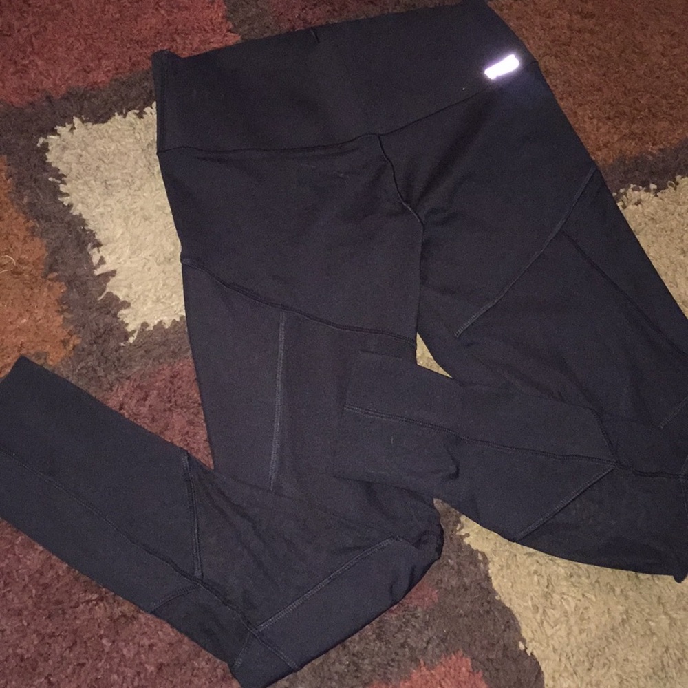 Pink Mesh Yoga Pants